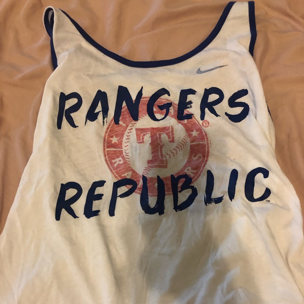 Nike Rangers baseball tank top